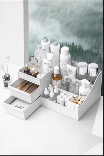 Hayveys Multi-Purpose Organizer with Drawers Cosmetic Perfume Cream Jewelry Organizer