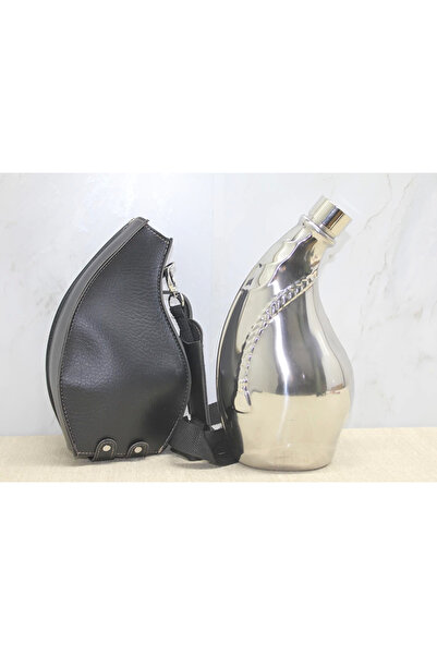 YNT İthalat Alk3924 Flask with Leather Case
