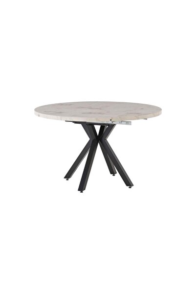 dekorazi Petra Yuvarlak Açılır Mutfak Masası 75x125 cm