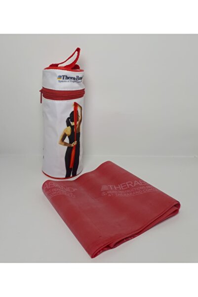 THERABAND Exercise Band 2.5 Mt Red with Bag