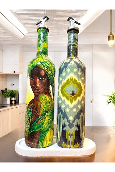 Mes Reves Geleneksel Desenler ve Yerli Kadın Temalı Yağdanlık, Sirkelik ve So...