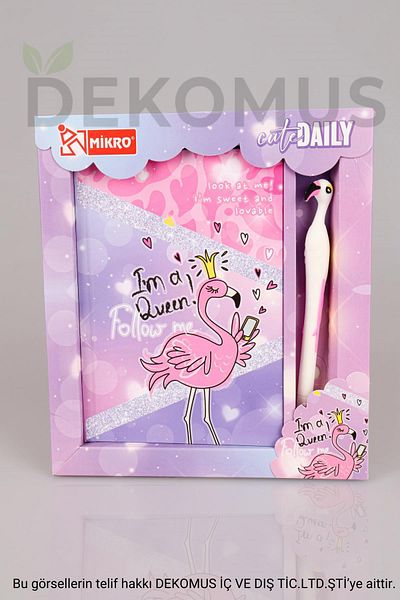 Mikro Dekomus Agenda and Gel Pen Set - Special Box