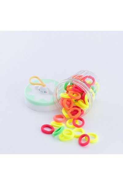 Bimotif Green Colored Rubber Buckle Set Cup Shaped