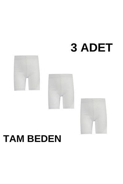 BEBİPA Girl's Skirt and Dress Bottom Shorts Underwear Single Jersey Set of 3