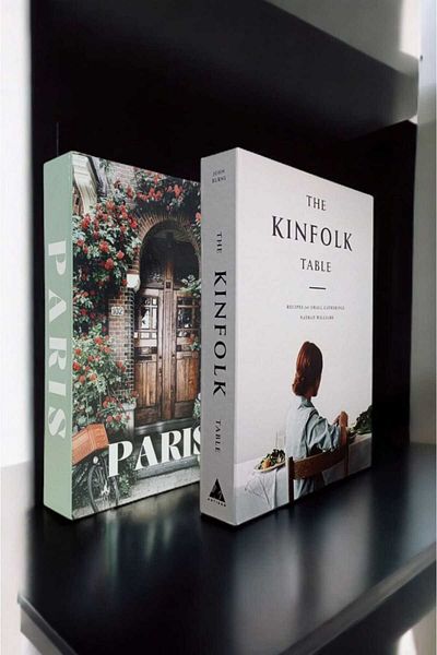 BayCazip Decorative Book Look Box Set of 2 Decorative Book Looking Box