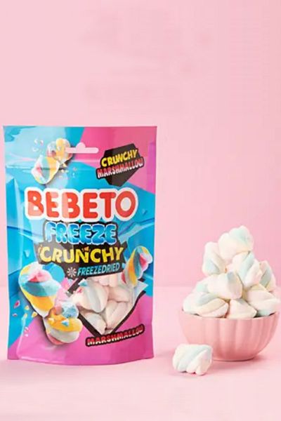 BEBETO فريز مقرمش بالخوخ والبطيخ والمرشميلو 35 جرام 3 قطع