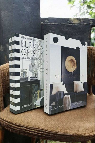 BayCazip Decorative Book Look Box Set of 2 Decorative Book Looking Box