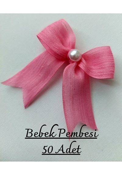 SEVİMLİ TASARİMLAR Napoli Cut Linen Bow - Ready-Made Long Ribbon (50 Pieces)