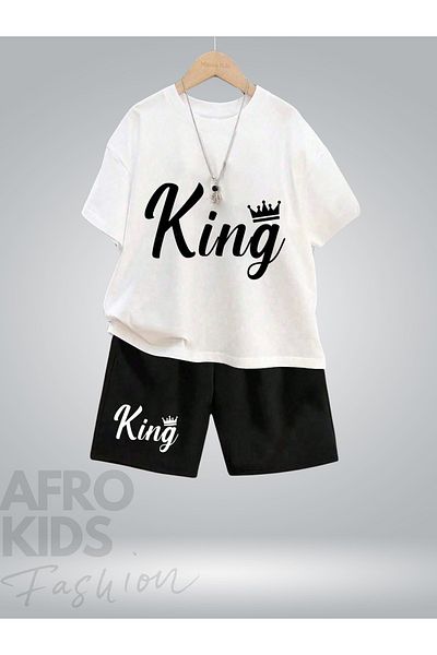 GLOWES King Printed Shorts Set