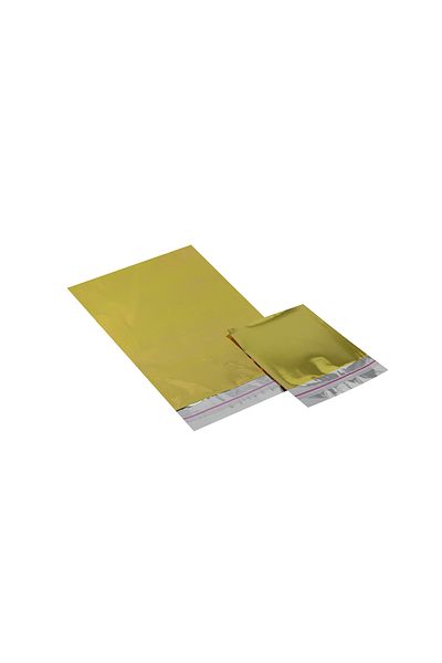 reprodesign 30X35 cm Gold Shiny Metalized Tape Gift Package – 50 Pieces