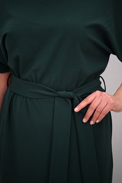 Koza Butik Γυναικείο φόρεμα με κοντό μανίκι με ζώνη 5297-25