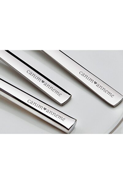 on-on Sea My Dear Mother 24 Piece Fork Spoon Knife Set for Daily Use 18/0