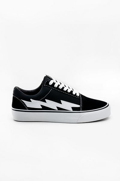 Shupe Women's Black Suede Casual Lightning Comfortable Sneakers Sneakers