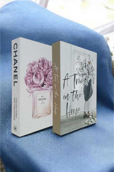 BayCazip Decorative Book Look Box Set of 2 Decorative Book Looking Box
