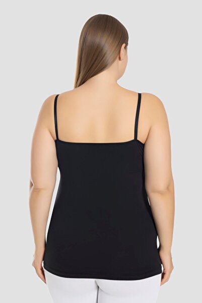 Arma Yıldız Black Cotton Lycra Women's Breastfeeding Tank Top