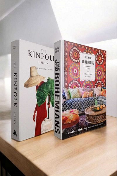 BayCazip Decorative Book Look Box Set of 2 Decorative Book Looking Box