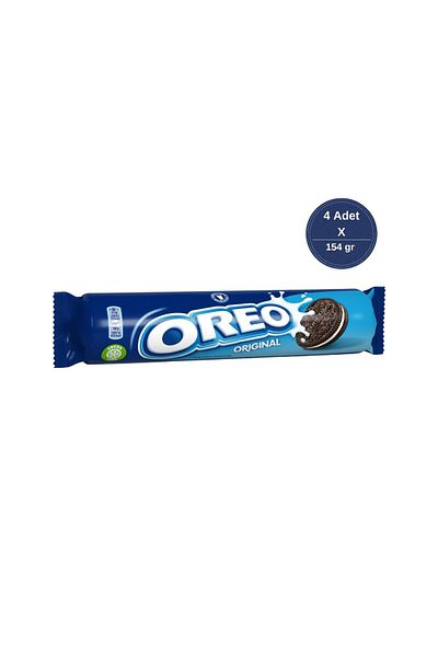 Oreo Original Biscuit 154Gr - 4 Pieces