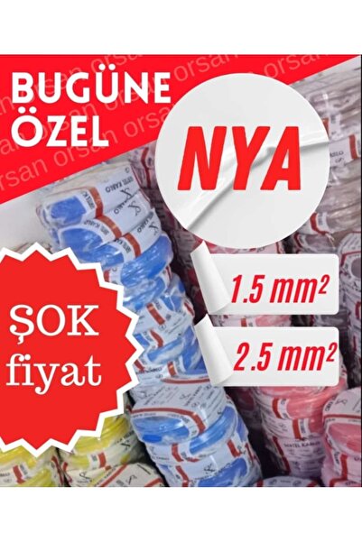 Sertel kablo 2.5 Mm Nya Kablo Tam Kesit