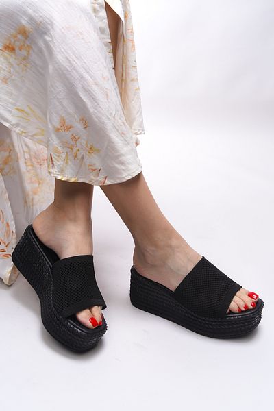 Riccon Papuci Kysfaen pentru femei 0012512   Negru