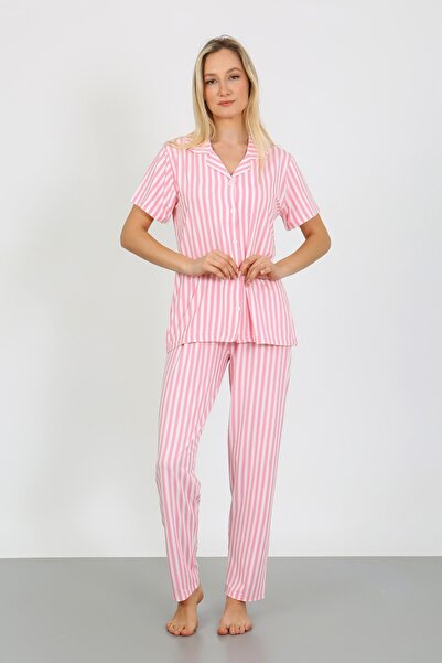 nisaNCa Rövid ujjú Milan ing pizsama szett - Fiatal anya sorozat