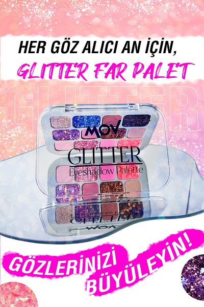 MOV Glitter Headlamp Palette - Set of 12 No: 03