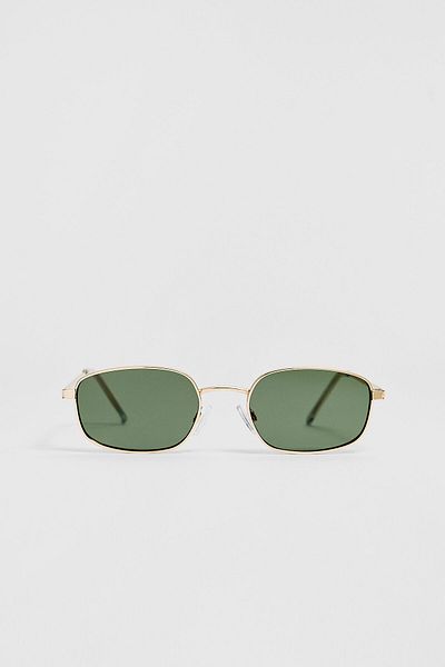 Stradivarius Rectangular metal sunglasses
