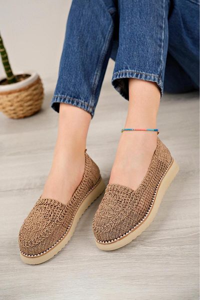 EYLÜLDEN MODA SHOES Women's O_Nr Niko Knitted Ballerinas