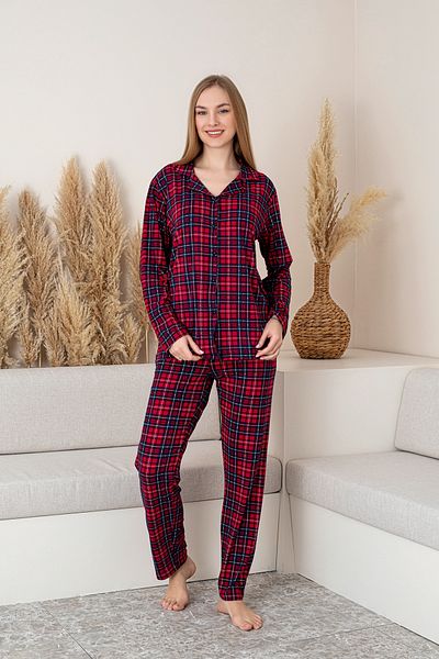 nisaNCa Long Sleeve Milan Shirt Pajama Set - Soft Series