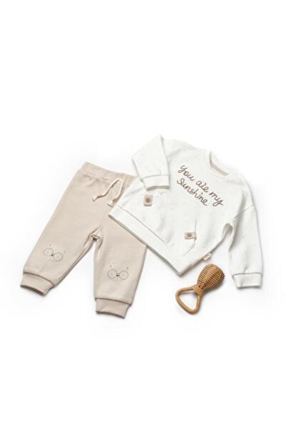 BabyCosy Organic Wear طقم تي شيرت وبنطلون بأكمام طويلة للأطفال، 100% قطن عضوي...