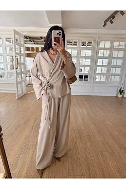 My Blog Detailní sada kalhot s halenkou Stone Rose - 8637