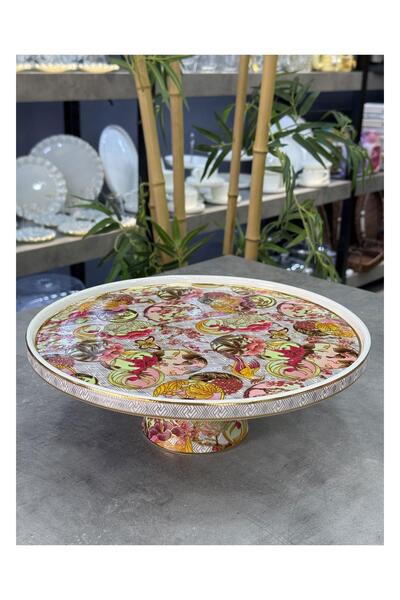 ACAR Dream Series Luxury Hndl Porcelain Footed Cake Stand