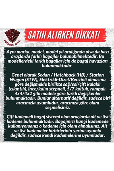 Refref Volkswagen Passat B7 Bagaj Havuzu 2011 2014