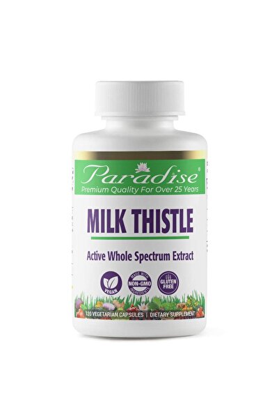 Paradise Herbs Milk Thistle, Whole Spectrum Extract, Vegan, Non-GMO, Gluten Free, 120 Capsules