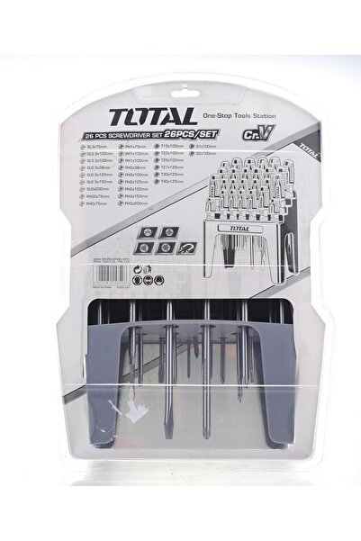 TOTAL 26Pcs Screwdriver Set