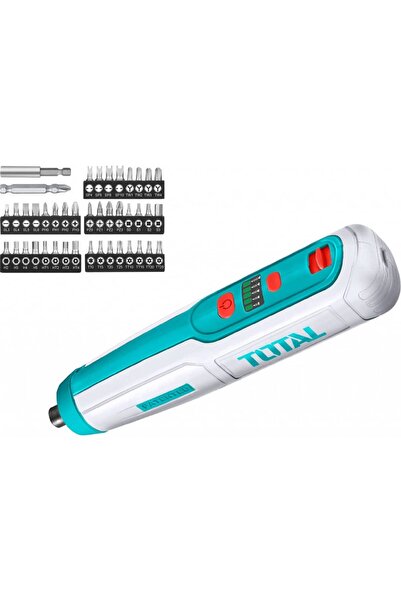 TOTAL Lithium-Ion Cordless Screwdriver 4V