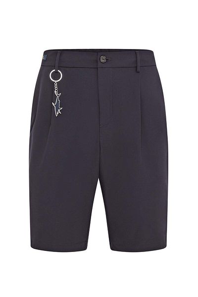 PAUL&SHARK Men's Normal Waist Pleated Short Navy Blue Swim Shorts 25414078 -013