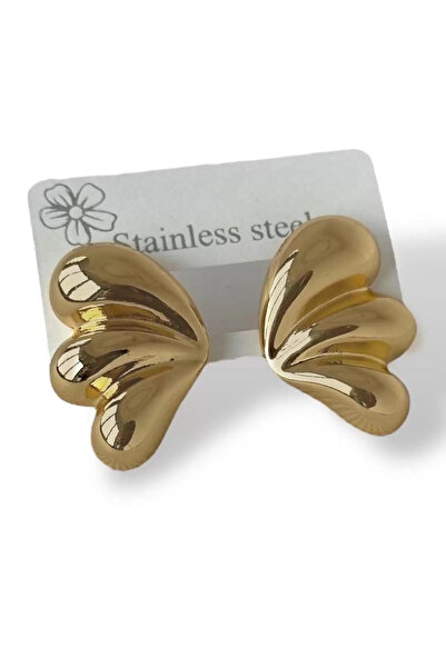 Vitastyle Kanat Figürlü Çelik Küpe (Çift)