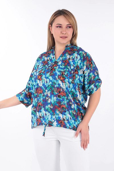 Lady Majestic Cămașă cu model cu guler de judecător pentru femei
