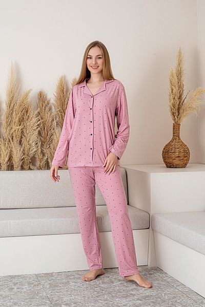 nisaNCa Long Sleeve Milan Shirt Pajama Set - Soft Series
