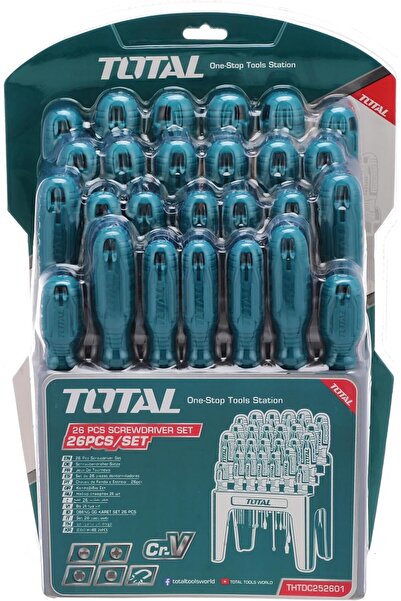 TOTAL 26Pcs Screwdriver Set