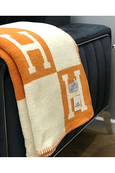 HK HOME H Desen Yün Throw Battaniye