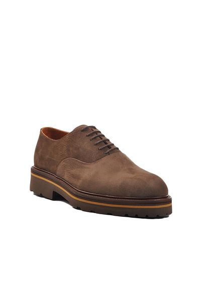 AYAKMOD Ανδρικά παπούτσια casual από γνήσιο δέρμα Premium 2875 M καφέ Nubuck