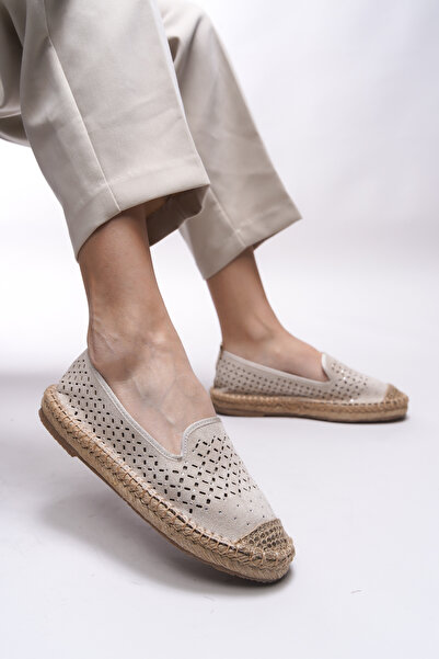 Riccon Beige Women's Espadrille Iohnalyn 00121