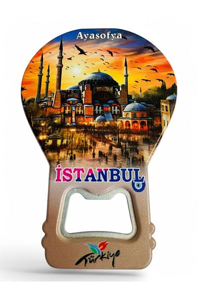 GALATA GIFT Bottle Opener Opener Magnet Balloon Shaped Istanbul Hagia Sophia Decorative Soda Soda Opener