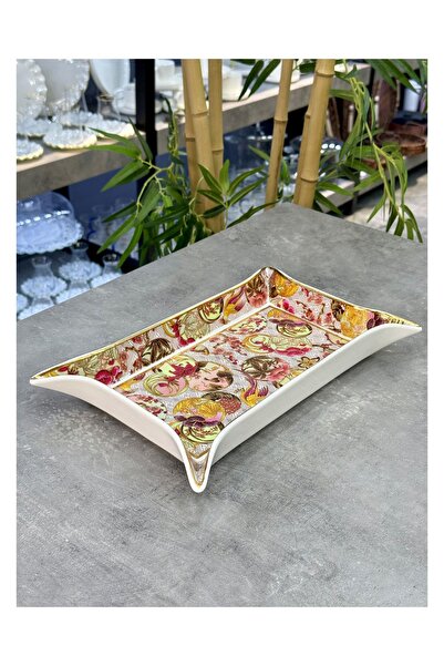 ACAR Dream Seri Lüx Porselen Derin Servis Tabağı Hndl