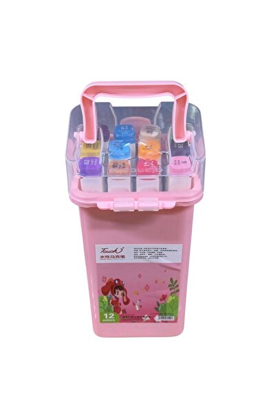Touch Çift Uçlu Keçeli Kalem 12 Parça Akrilik