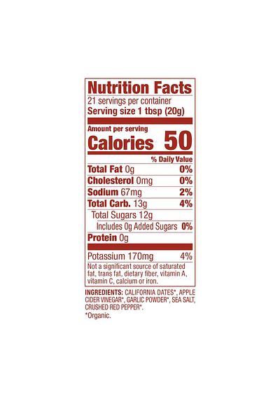 Date Lady Sweet Chili Sauce, 14.5 oz (412 g)