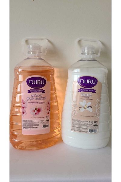 Duru Happiness Series Precious Flower Garden 3 Lt + Vanilla 3 Lt. Liquid Soap