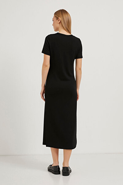 Arma Life Γυναικείο μαλακό βασικό μακρύ φόρεμα με λαιμόκοψη