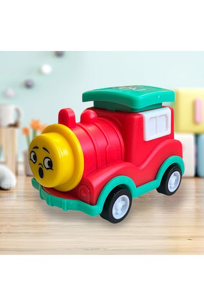 Polin Cute Train Double Blade Pencil Sharpener with Eraser